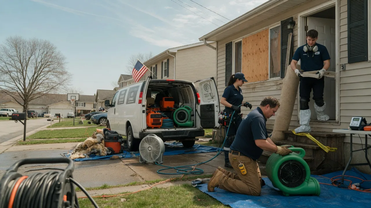 Water Damage Restoration in Prescott, KS near me